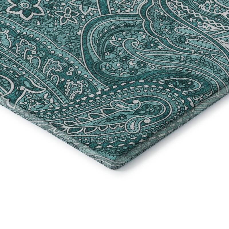 Premium Washable Super Soft Traditional Paisley Mayfield Rug