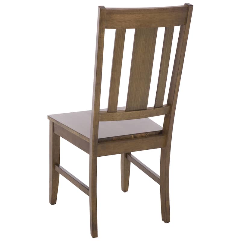 SAFAVIEH Home Roswitha Slat Back Side Chair - 18"W x 22"D x 39"H