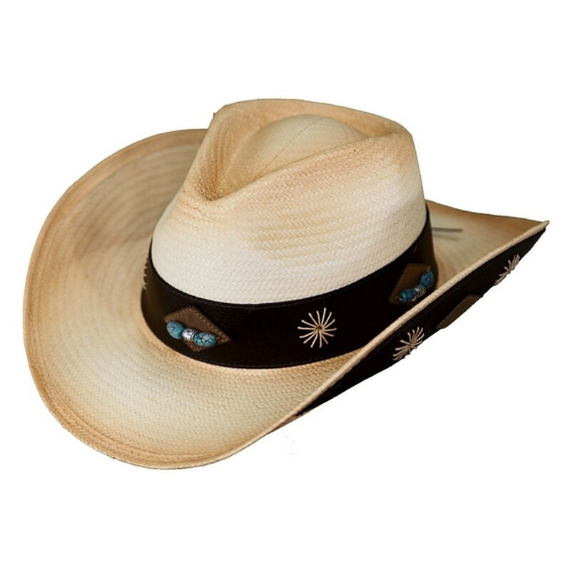 Shop Outback Trading Western Hat Womens Cowboy Sedona Straw Tea