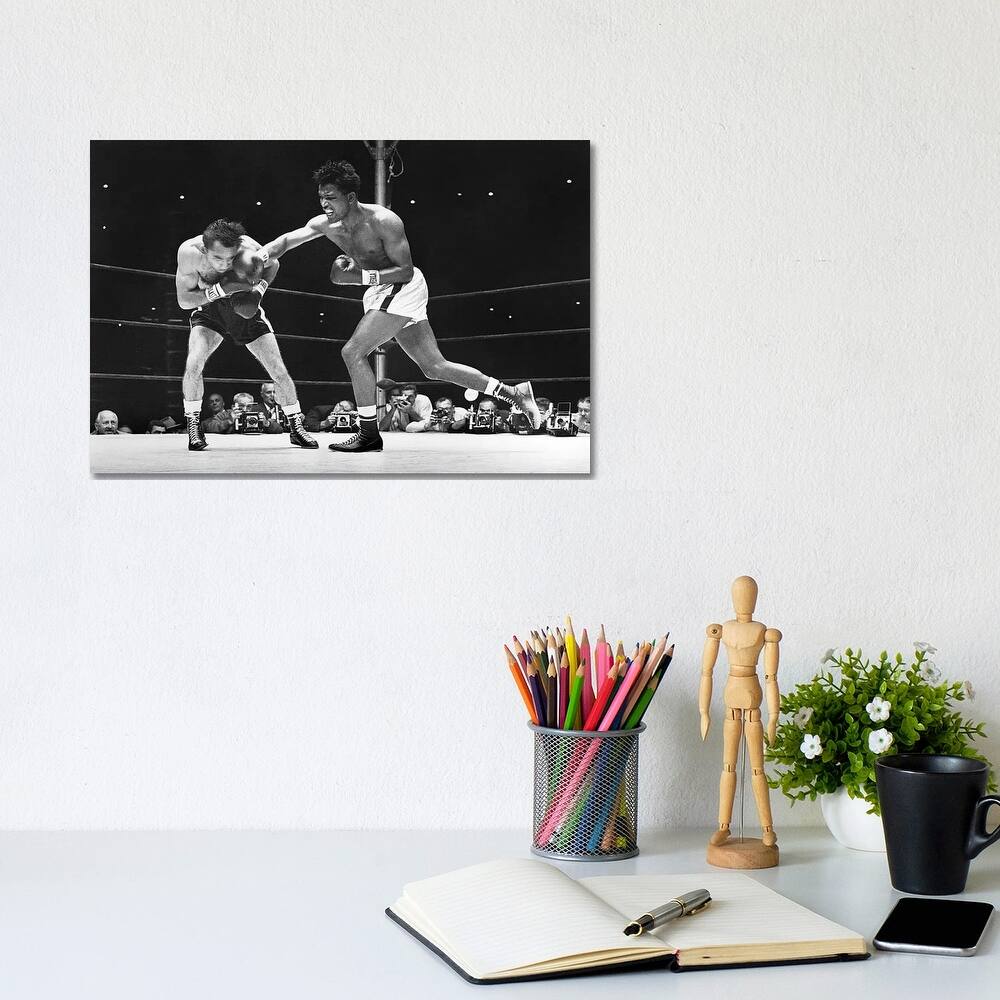 iCanvas "Sugar Ray Robinson (1921-1989)" by Unknown Canvas Print