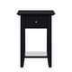 preview thumbnail 46 of 84, Zayden 1-drawer Side Table with Charging Station by iNSPIRE Q Bold