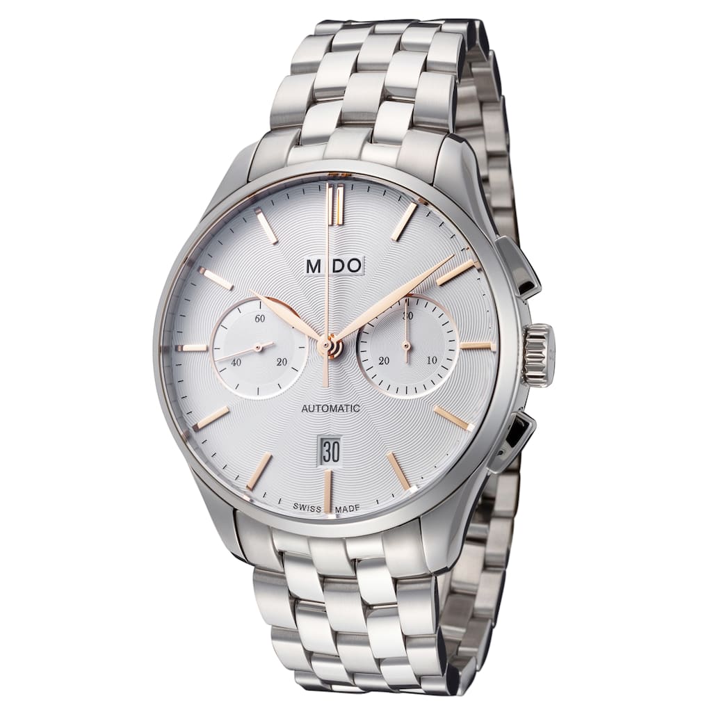 Mido Men's Belluna II 42mm Automatic Watch M0244271103100 - Silver - N/A
