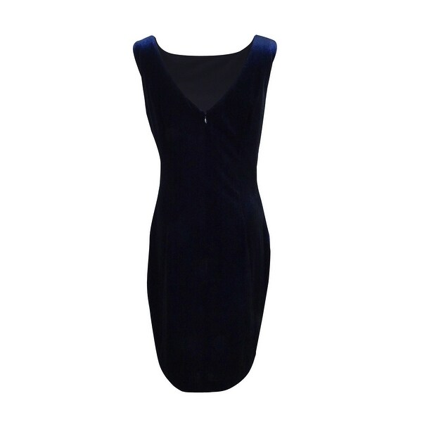 velvet twist dress