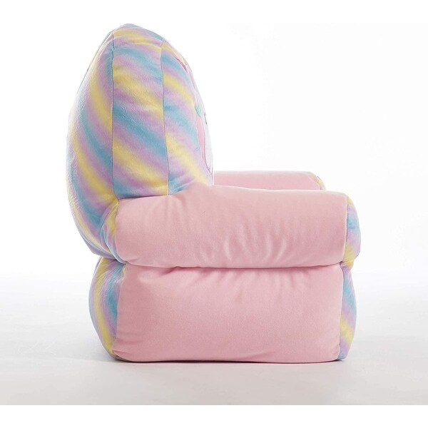 Nickelodeon JoJo Siwa Rainbow Plush Structured Bean Bag Chair On