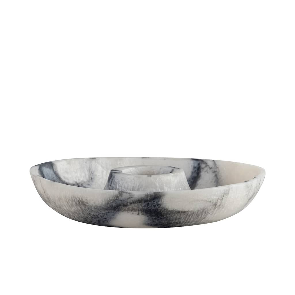 Grey Resin Chip And Dip