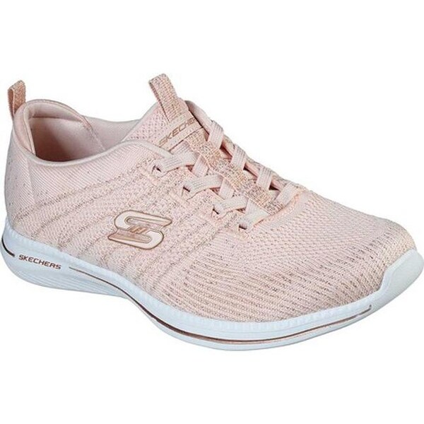 Skechers light up shoes rose gold sale