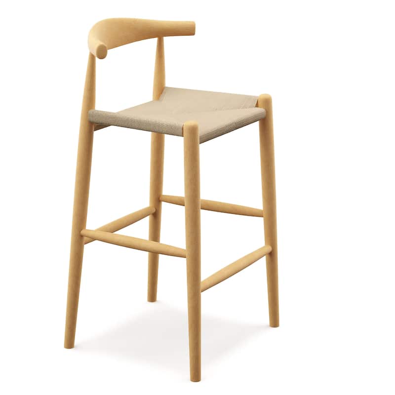 Troy Papercord Counter Height Stool - Natural Frame / Natural Papercord