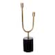 Option Sandblasted black + Brass