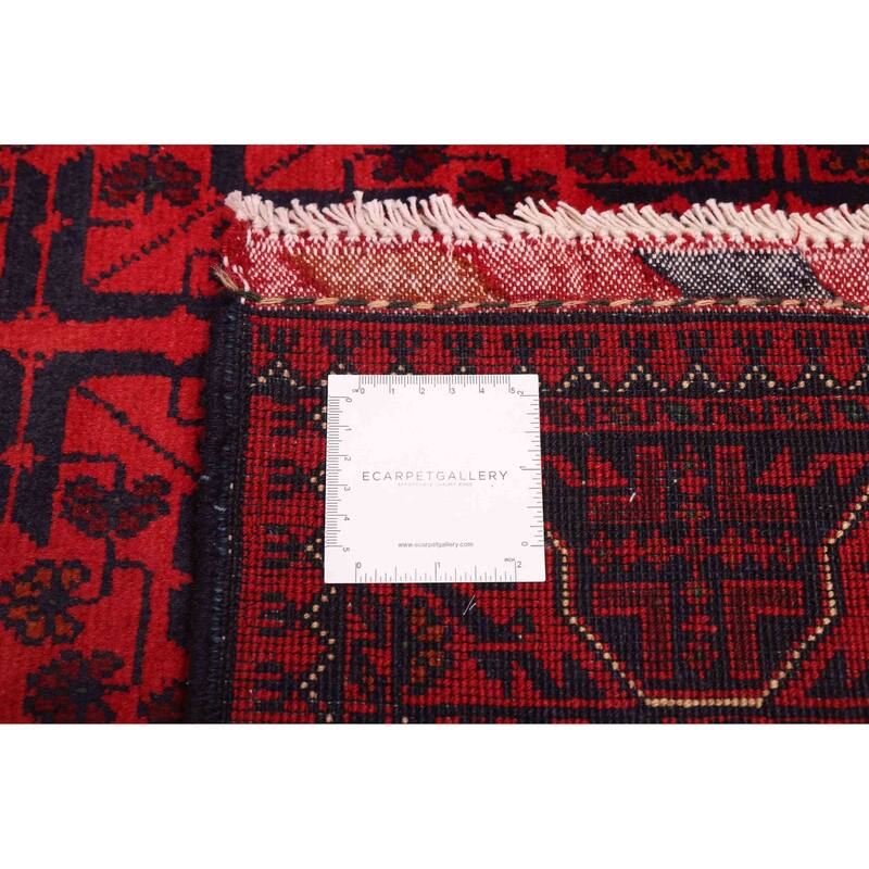 ECARPETGALLERY Hand-knotted Finest Khal Mohammadi Red Wool Rug - 3'11 x 6'0