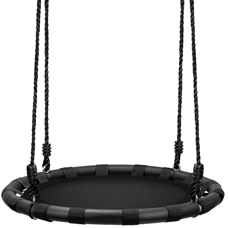 Spinner Swing – Kids Round Mat Swing – Great for Tree, Backyard, Playground [New Improved 2020 Design!] (24" Mat Seat)