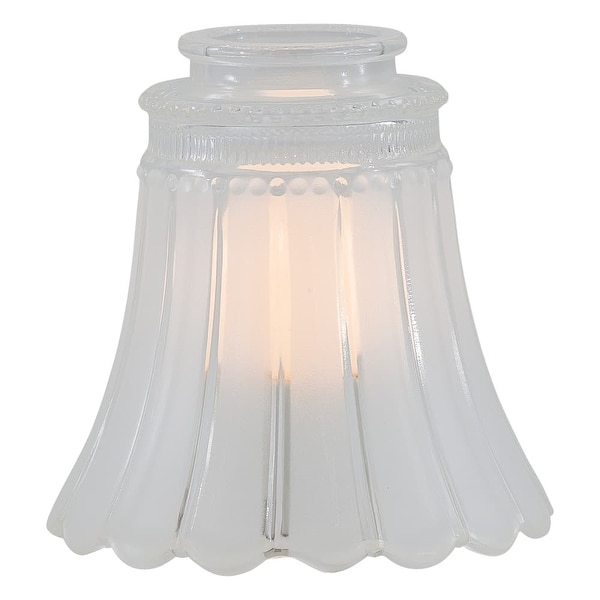 MinkaAire MA G2560 2-1/4" Glass Shade for Ceiling Fan Light Kit - frost / clear