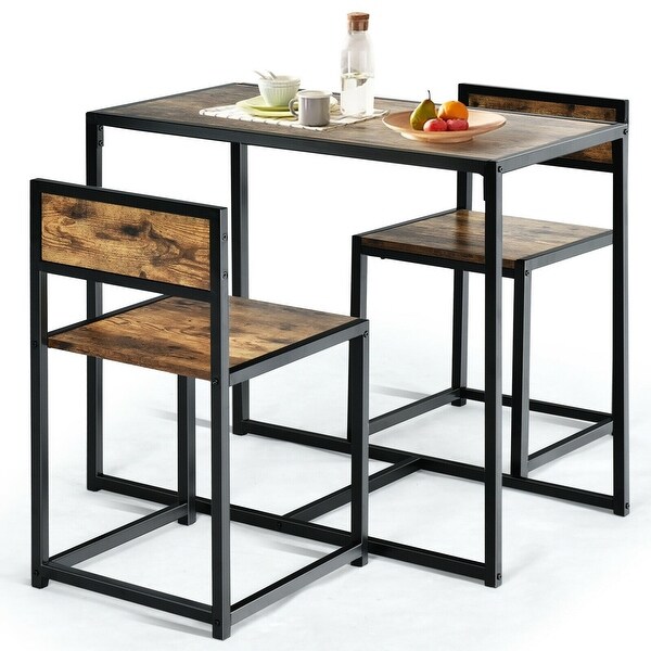 Metal Dining Table And Chairs Ukzn Mail : MFSTUDIO 5 Piece Metal Outdoor Patio Dining Set - 1 Square ... : ● elegant appearance and selected material: