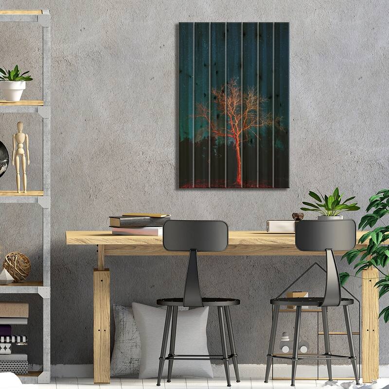 Illuminate II Print On Wood by Jon Bilous - Multi-Color
