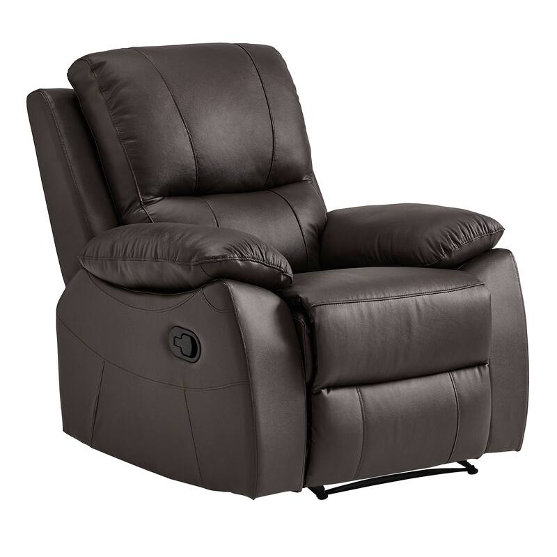 Harrington 3-Piece Faux Leather Manual Reclining Living Room Sofa Set