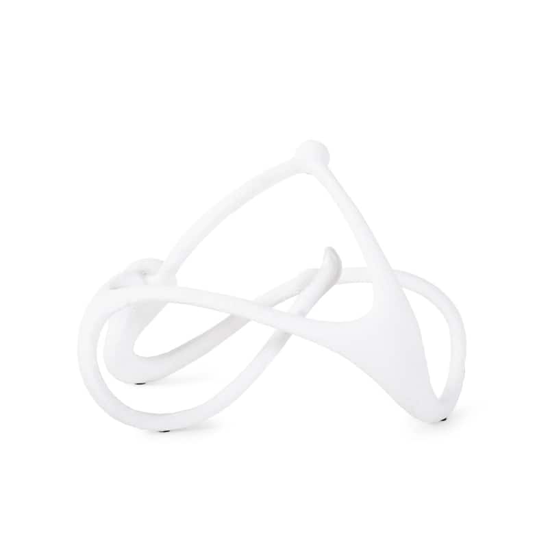 Endro Abstract Sculpture in Black - 8H x 7.3/4W x 2.3/4D