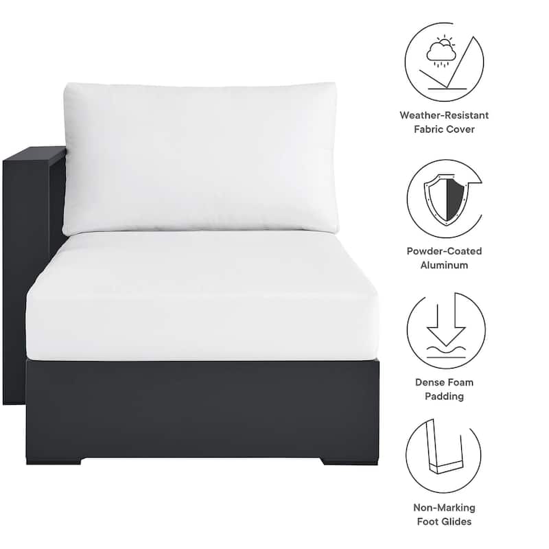 Tahoe Patio Aluminum Modular Left-Facing Chaise Lounge
