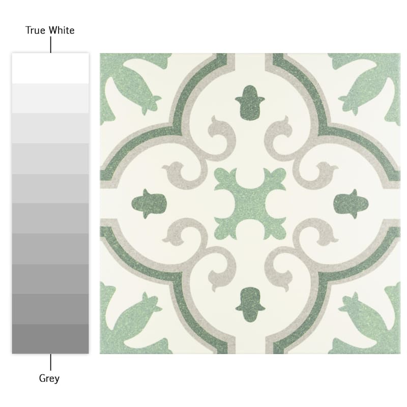 Merola Tile Monteca Green 9-3/4" x 9-3/4" Porcelain Floor and Wall Tile