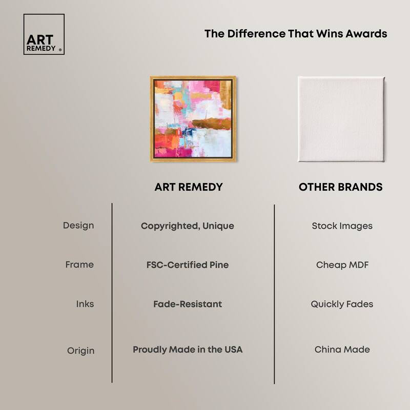 Exuberant Hues II Canvas by Art Remedy