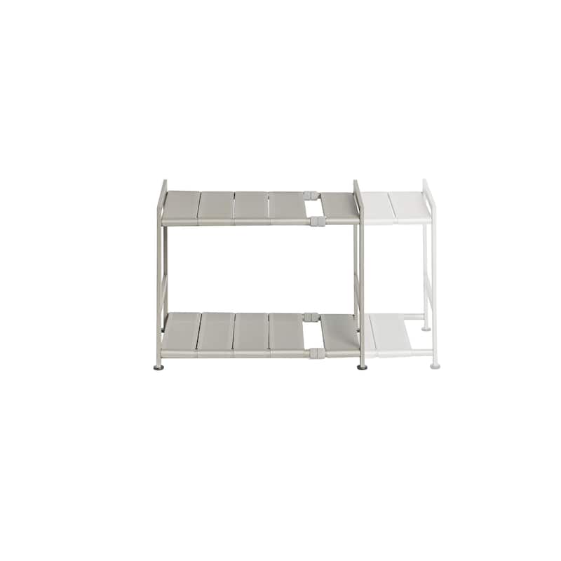 Seville Classics 2-Tier Expandable Under-the-Sink Organizer