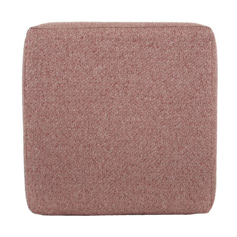 Allan Andrews No Tip Short Block Ottoman with Cover, Panama Collection