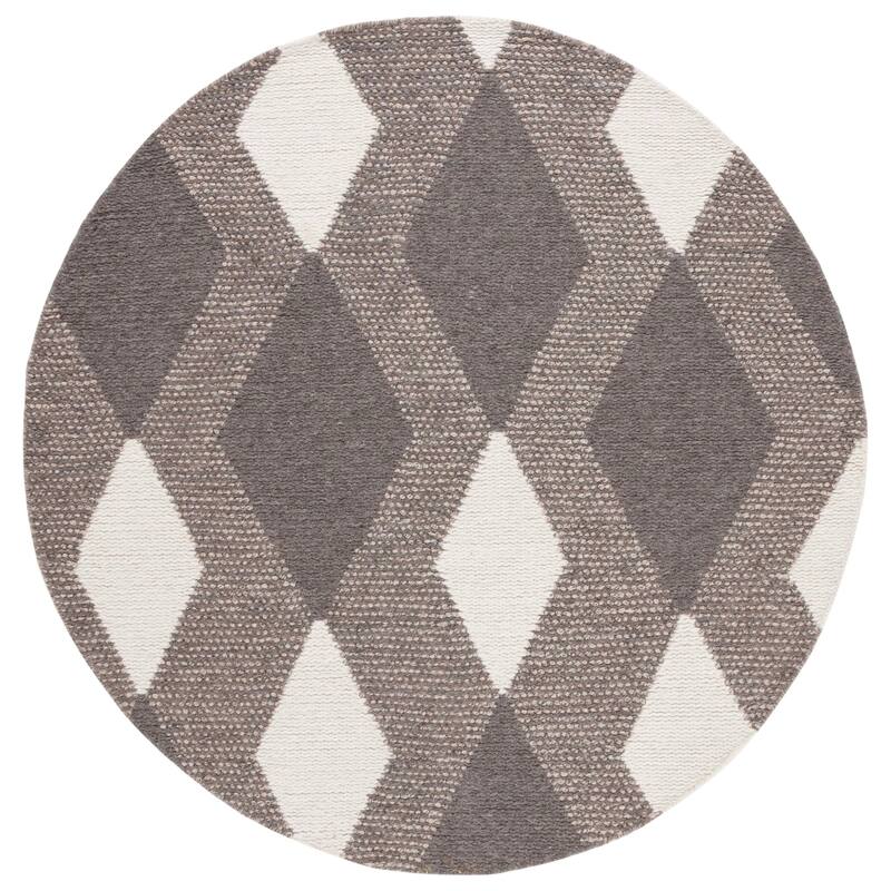 SAFAVIEH Handmade Natura Iridenta Diamond Boho Wool Rug