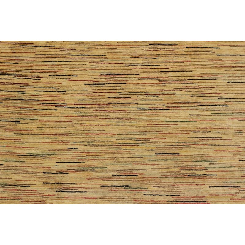 Boho Earthline Gabbeh Hand Knotted Wool Area Rug