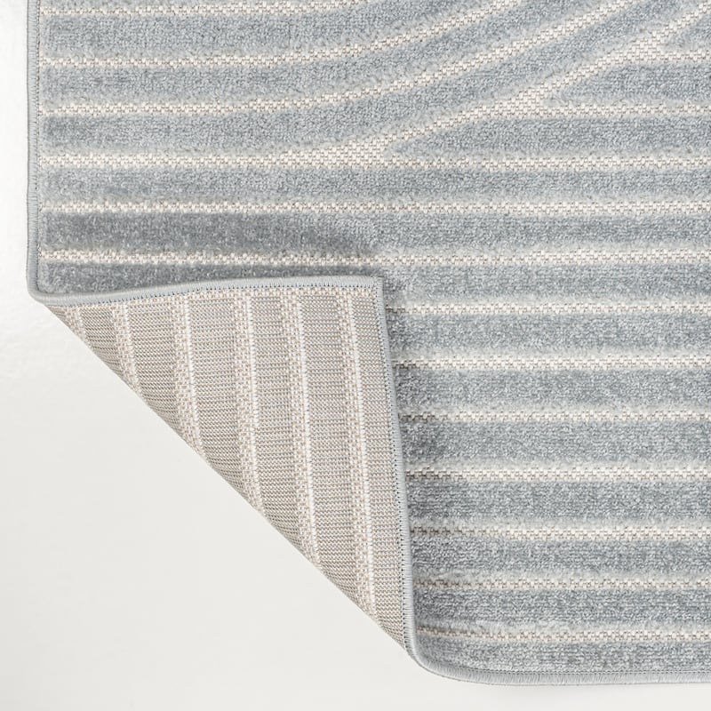 JONATHAN Y Odense Minimalist Curve Geometric Gray/Ivory Area Rug
