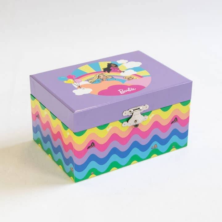 Barbie Rainbow Musical Ballerina Jewelry Box by Mele and Co - N/A