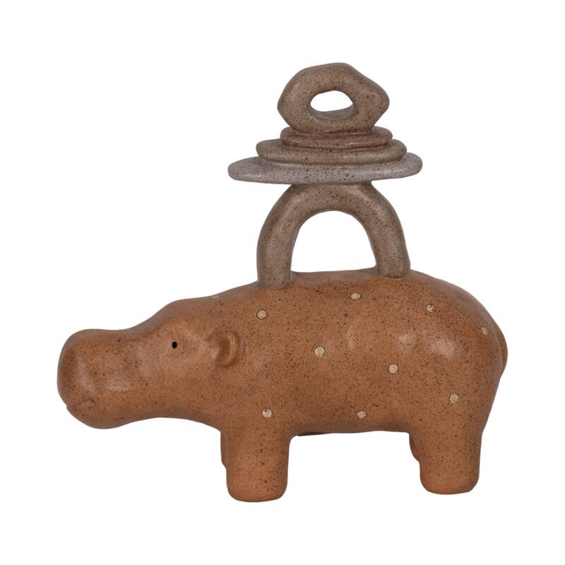 Decorative Stacked Animal Figurines - 8" Multi