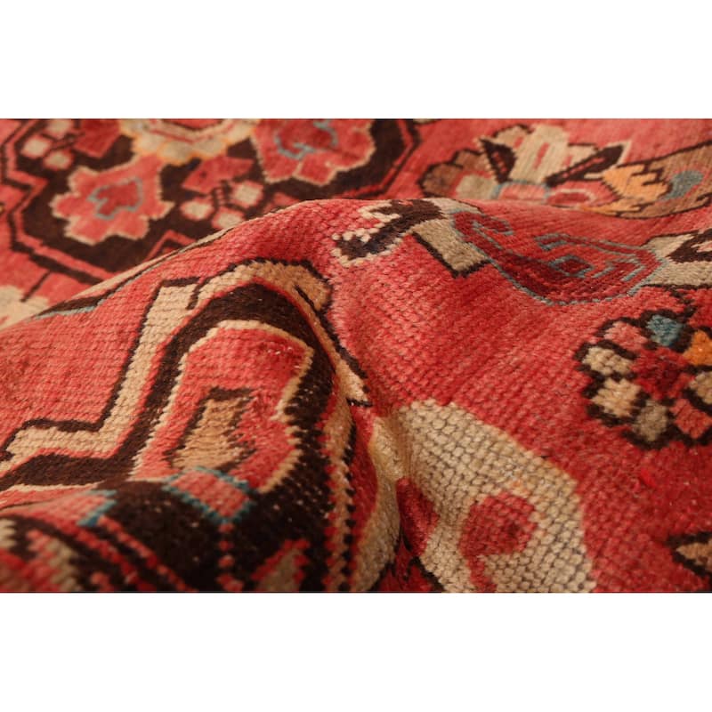 ECARPETGALLERY Hand-knotted Andelz Red Wool Rug - 4'1 x 6'8