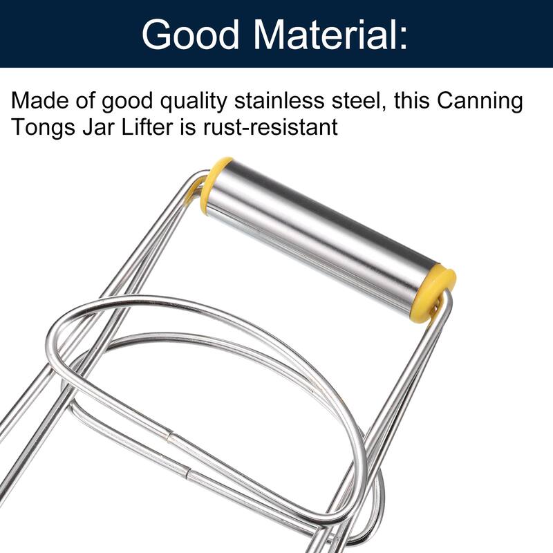 Folding Hot Plate Grippers, Stainless Steel Kitchen Dish Plate Clip - Silver