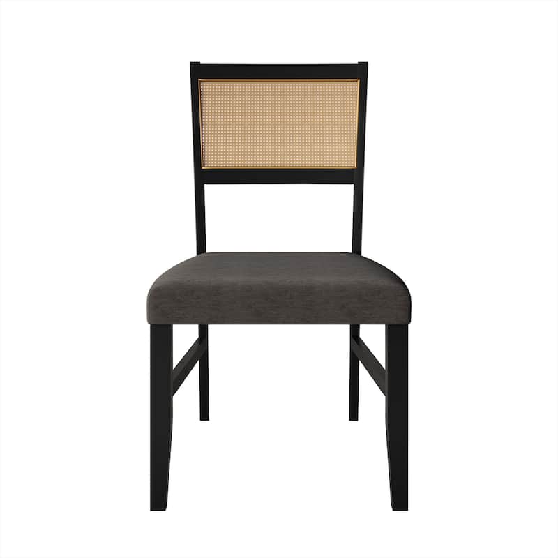 CraftPorch Contemporary 5-Piece Linen Wooden Dining Set