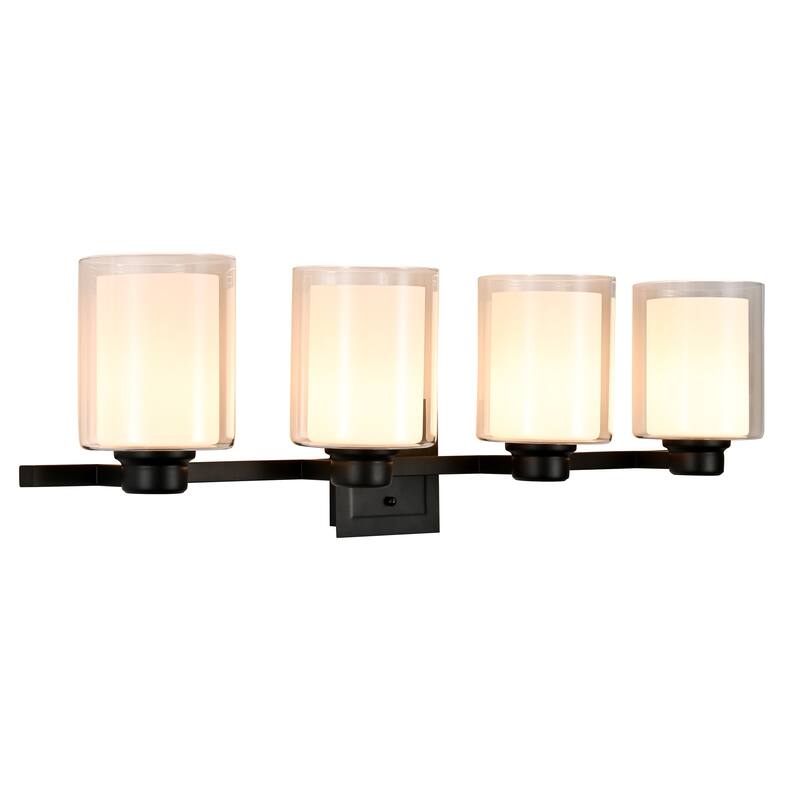 Oslo Vanity Light Fixture Matte Black - Matte Black