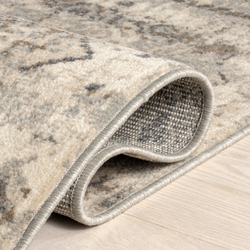 Nuloom Aella Distressed Medallion Area Rug