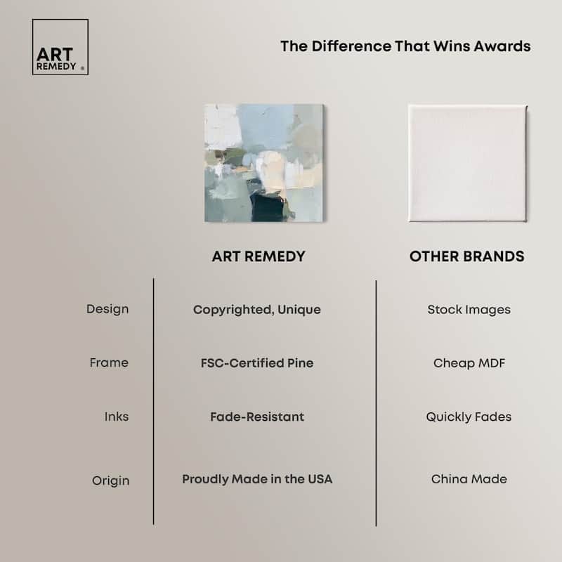 Seafoam and Sand I Canvas by Art Remedy, Gallery Wrapped