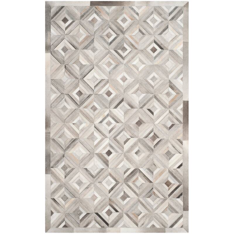 SAFAVIEH Handmade Studio Leather Rhiannon Modern Leather Rug