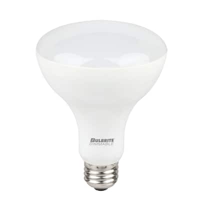 Bulbrite 9 Watt Dimmable Frost BR30 Medium (E26) LED Bulb
