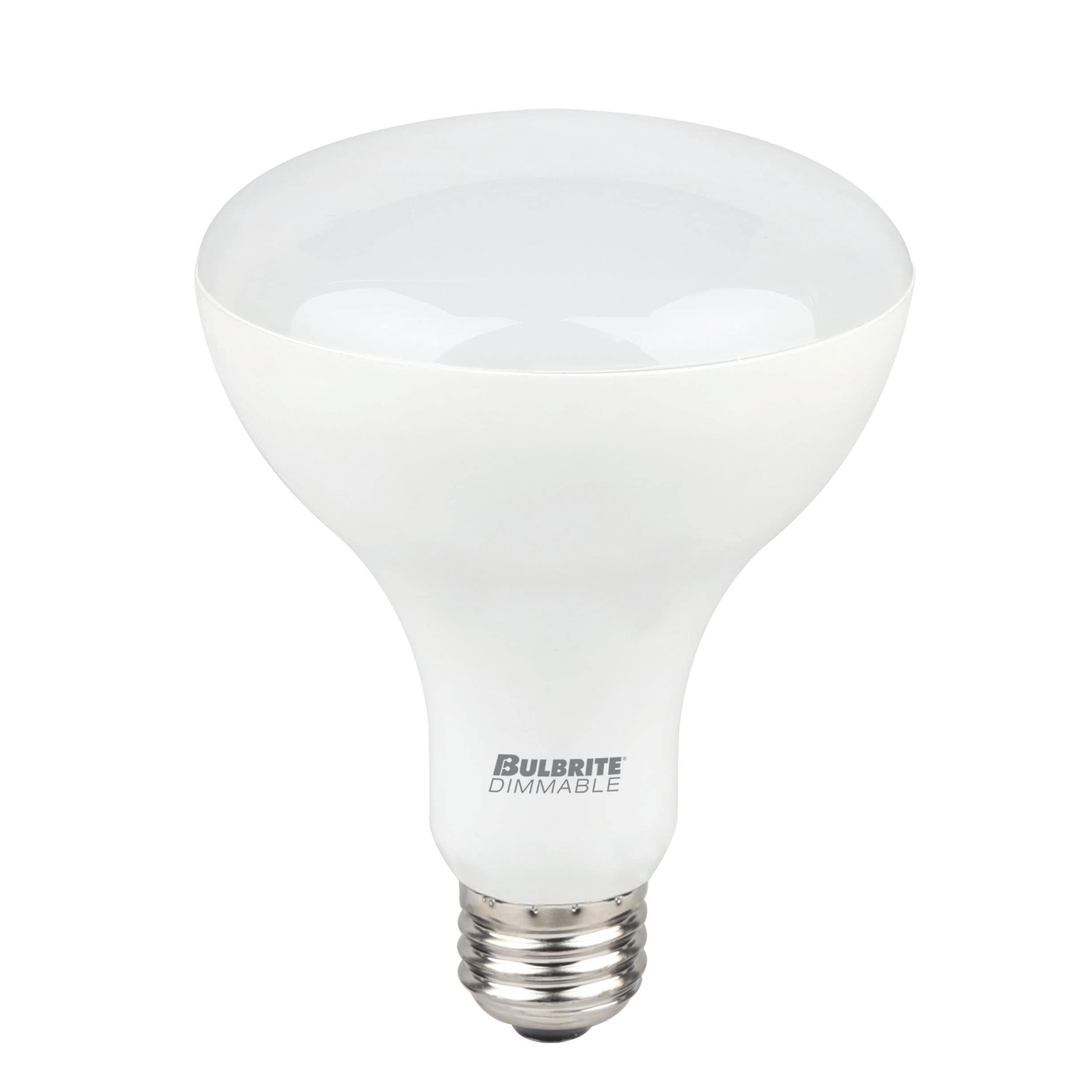 Bulbrite 9 Watt Dimmable Frost BR30 Medium (E26) LED Bulb