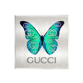 Stupell Green & Blue Butterfly Wall Plaque Art Design by Madeline Blake ...