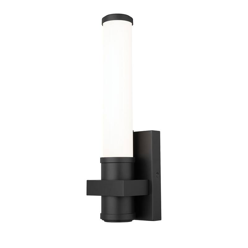 Z-Lite 1019-1S-LED Idris 17" Tall Bathroom Sconce - Matte Black