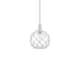 Option Polished Nickel / Clear Glass with White Rope