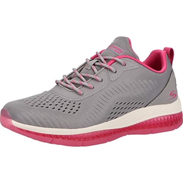 Skechers Bobs Gamma-Cool Chillin 117102-GRY, Womens, Buty Sneakers, Gray Engineered Mesh/Pink Trim. Opens flyout.