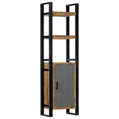 vidaXL Bookshelf 19.7"x11.8"x66.9" Solid Mango Wood