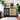 Dresser Bar Storge Cabinet Lockersembedded Metal Handle For Living Room, Bedroom, Dining Room, Black+Brown