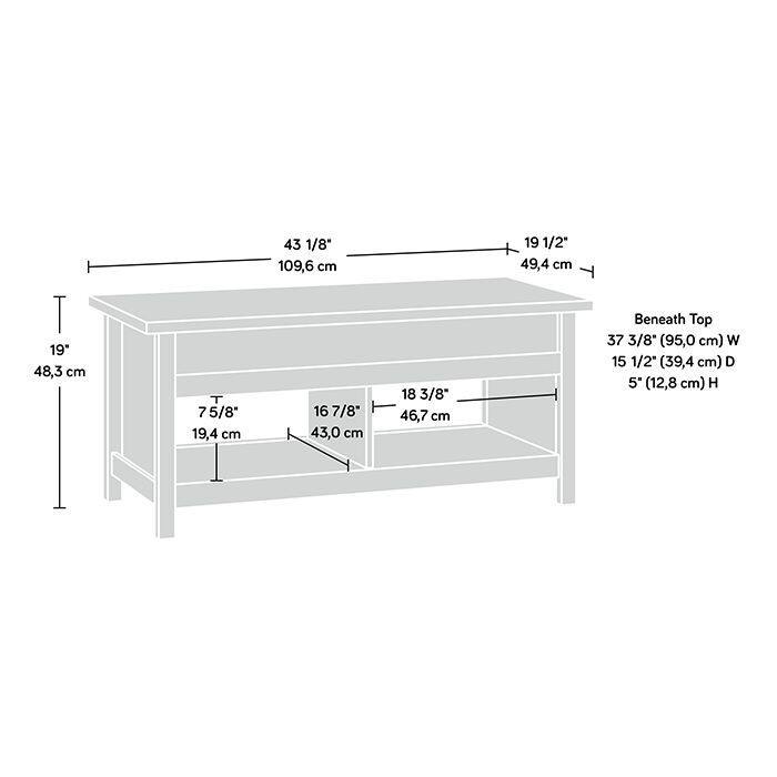 Cannery Bridge Lift Top Coffee Table