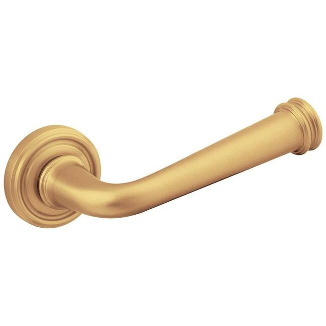 Baldwin Single Left Hand Estate Lever Minus Rosettes - Vintage Brass