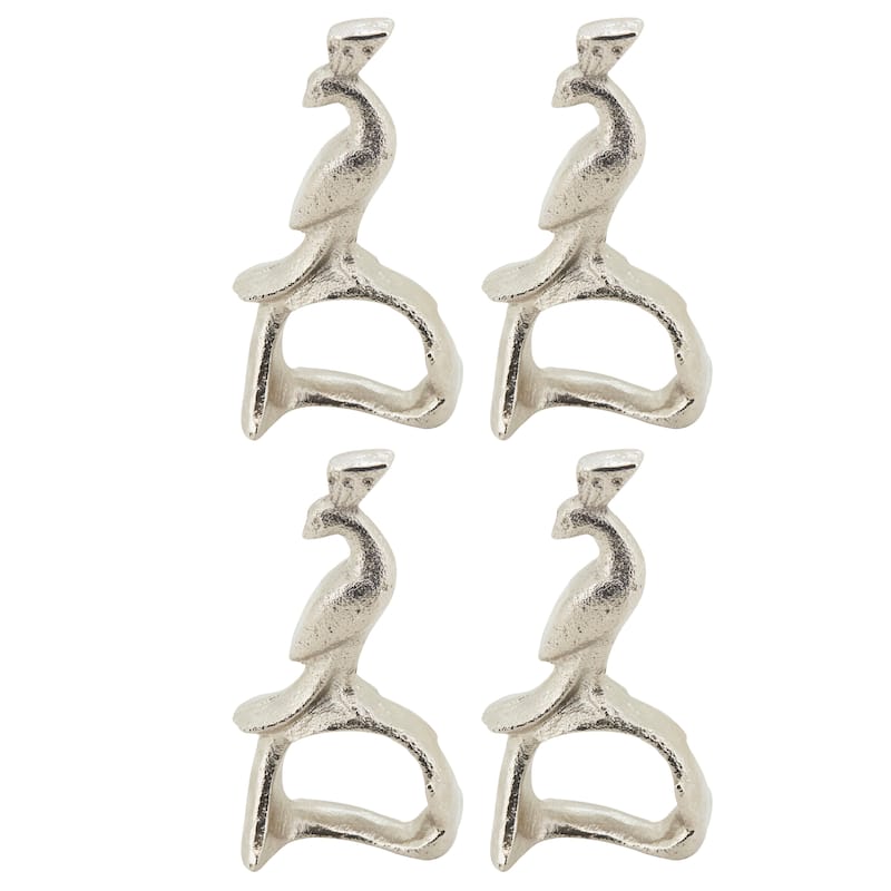 Peacock Napkin Ring (Set of 4)