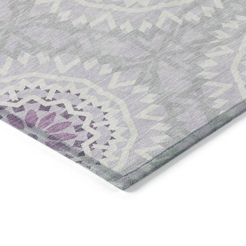 Machine Washable Indoor/ Outdoor Chantille Boho Moroccan Rug