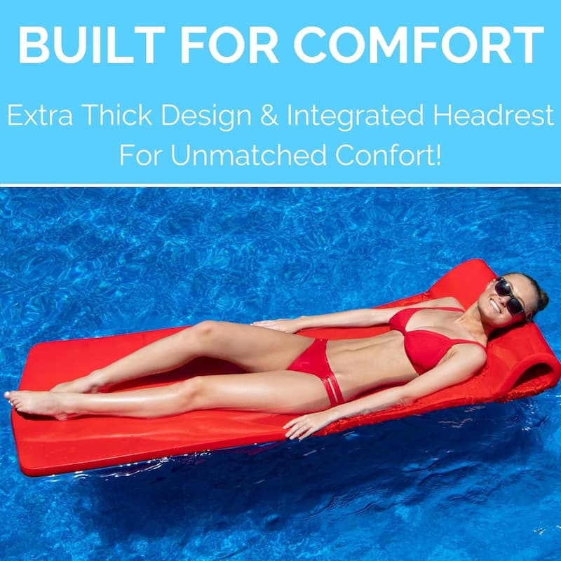 Sofskin Foam Swimming Pool Float - 72" - Red
