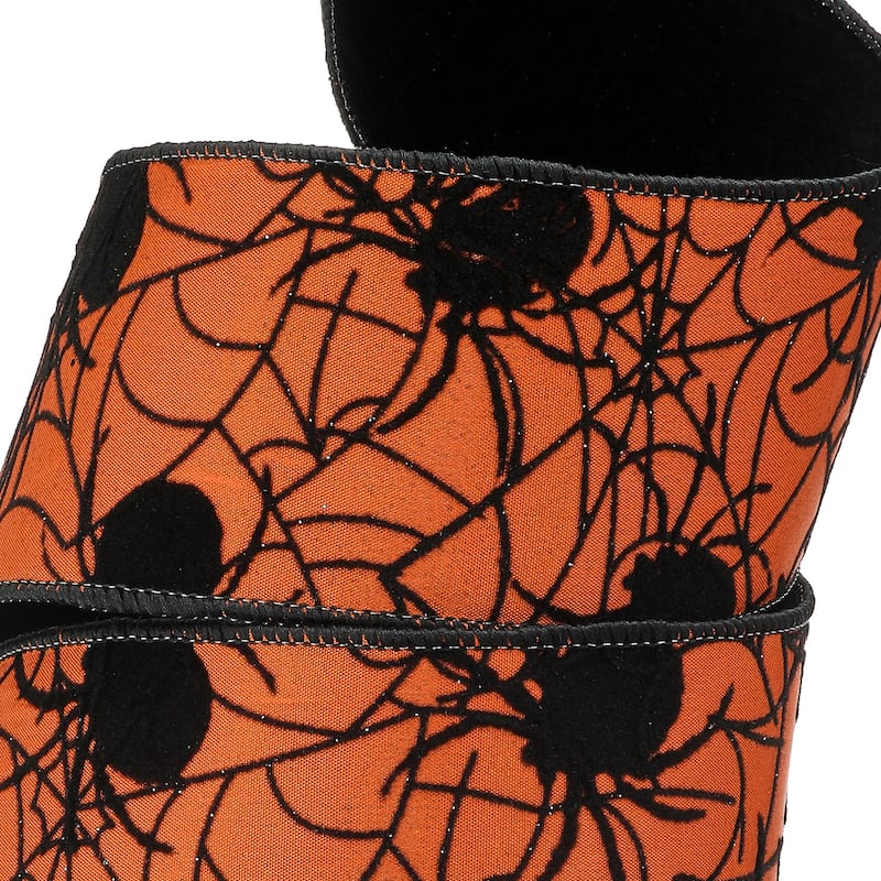 2.5"x10Y Spider With Velvet Ribbon